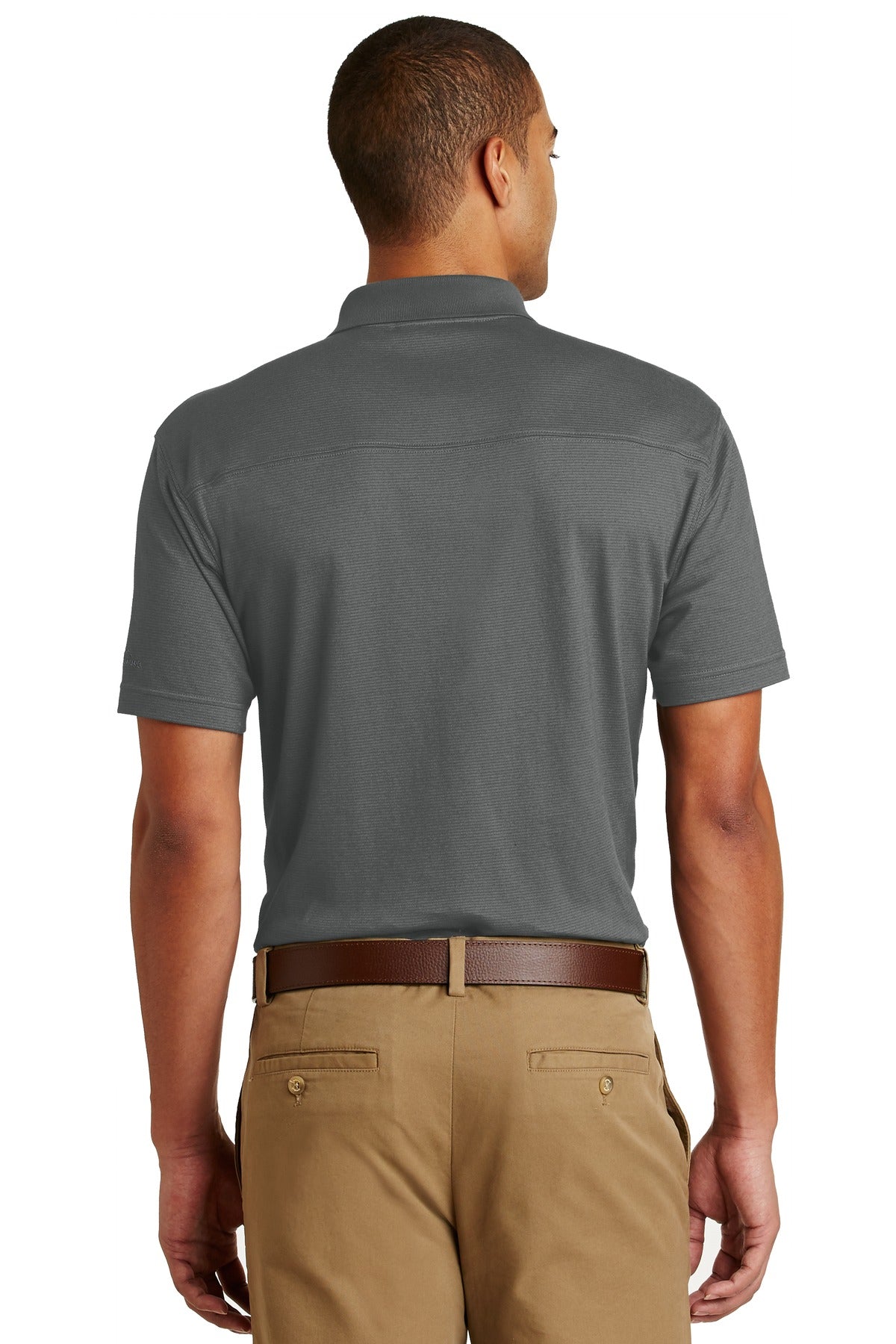 Grey Steel Eddie Bauer Performance Polo. EB102 plain