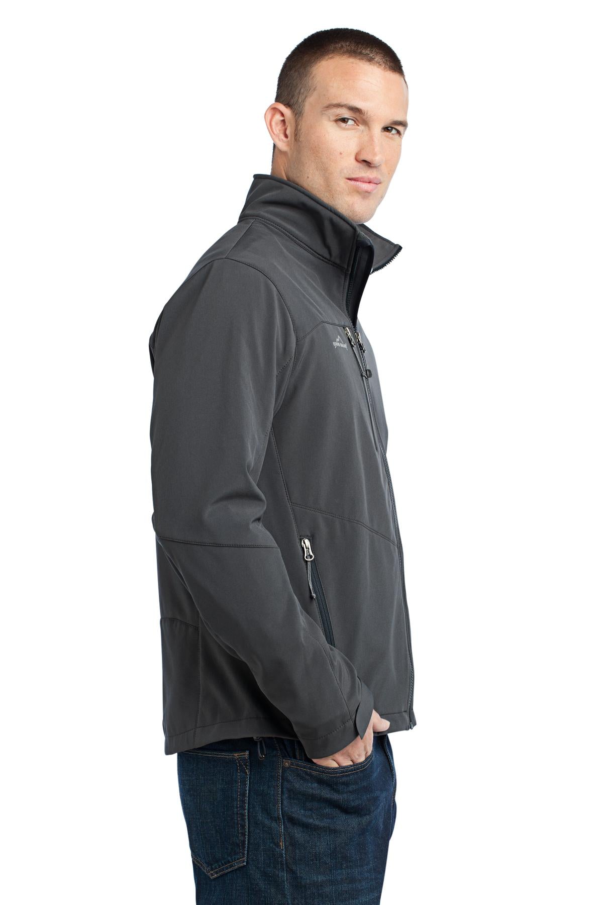 Grey Steel Eddie Bauer - Soft Shell Jacket. EB530 plain