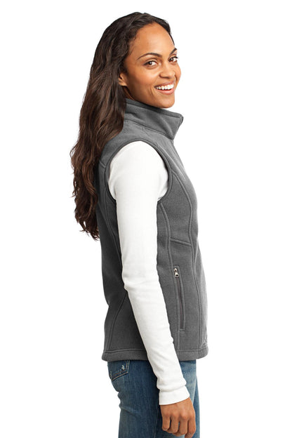 Grey Steel Eddie Bauer - Women's Fleece Vest. EB205 plain