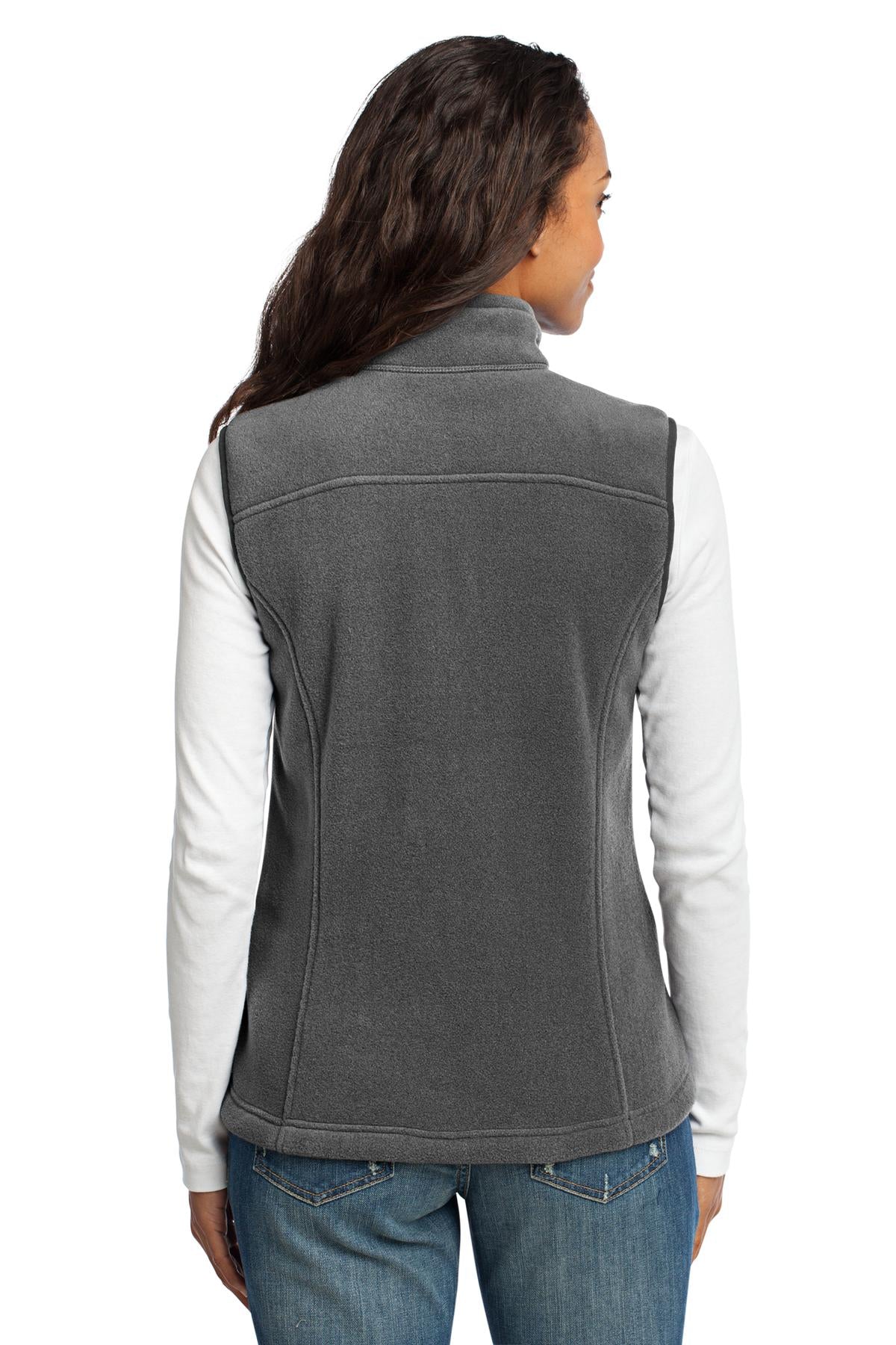 Grey Steel Eddie Bauer - Women's Fleece Vest. EB205 plain