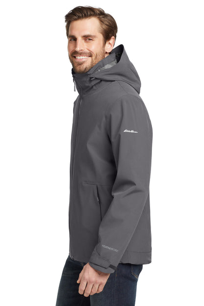Grey St/Met Gy Eddie Bauer WeatherEdge 3-in-1 Jacket EB656 plain