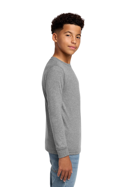 GreyFrost District Youth Perfect Tri Long Sleeve Tee DT132Y plain