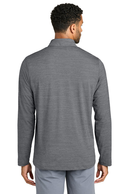 GreyHthr TravisMathew Crestview 1/4-Zip TM1MW452 plain