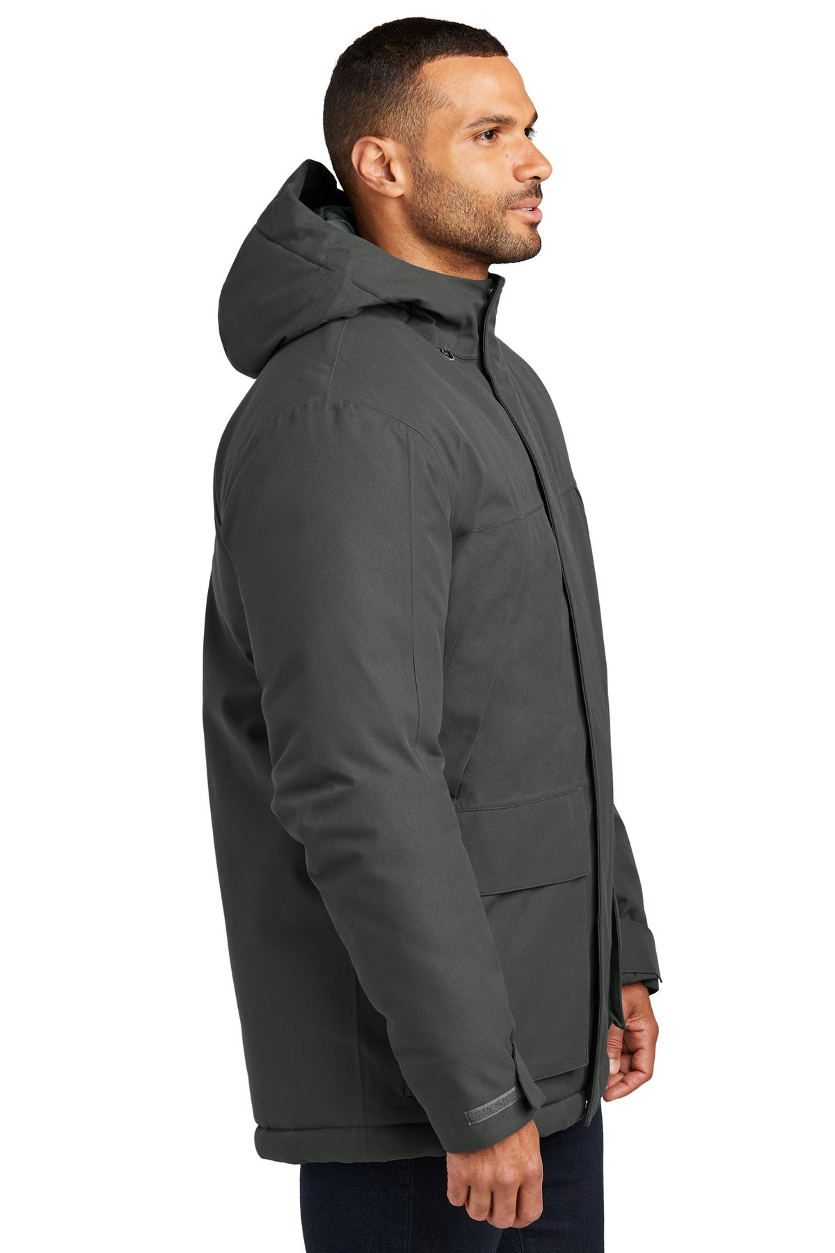 GreySmoke Port Authority Latitude Waterproof Heavyweight Parka J363 plain