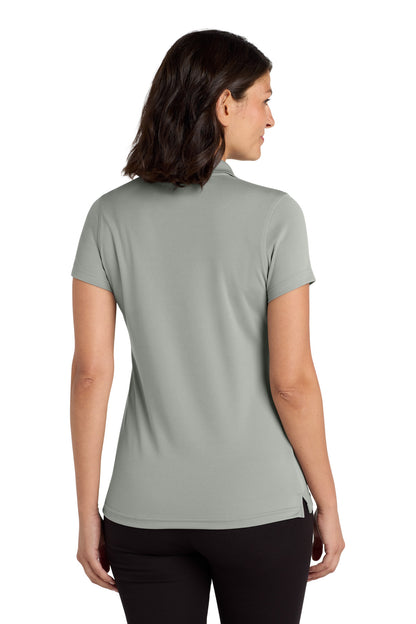 Gusty Grey Port Authority Women's Dry Zone UV Micro-Mesh Polo. LK110 plain