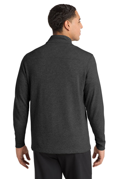 Heather Black Sport-Tek Lightweight French Terry 1/4-Zip Pullover. ST273 plain