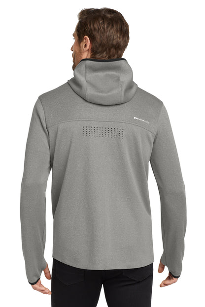 Heather Grey OGIO Stealth Full-Zip Jacket. OE728 plain