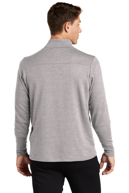 Heather Grey Sport-Tek Lightweight French Terry 1/4-Zip Pullover. ST273 plain