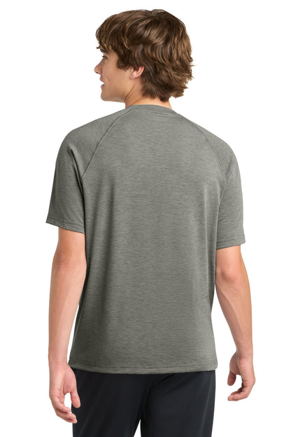 Heather Grey Sport-Tek Ultimate Performance Crew. ST700 plain