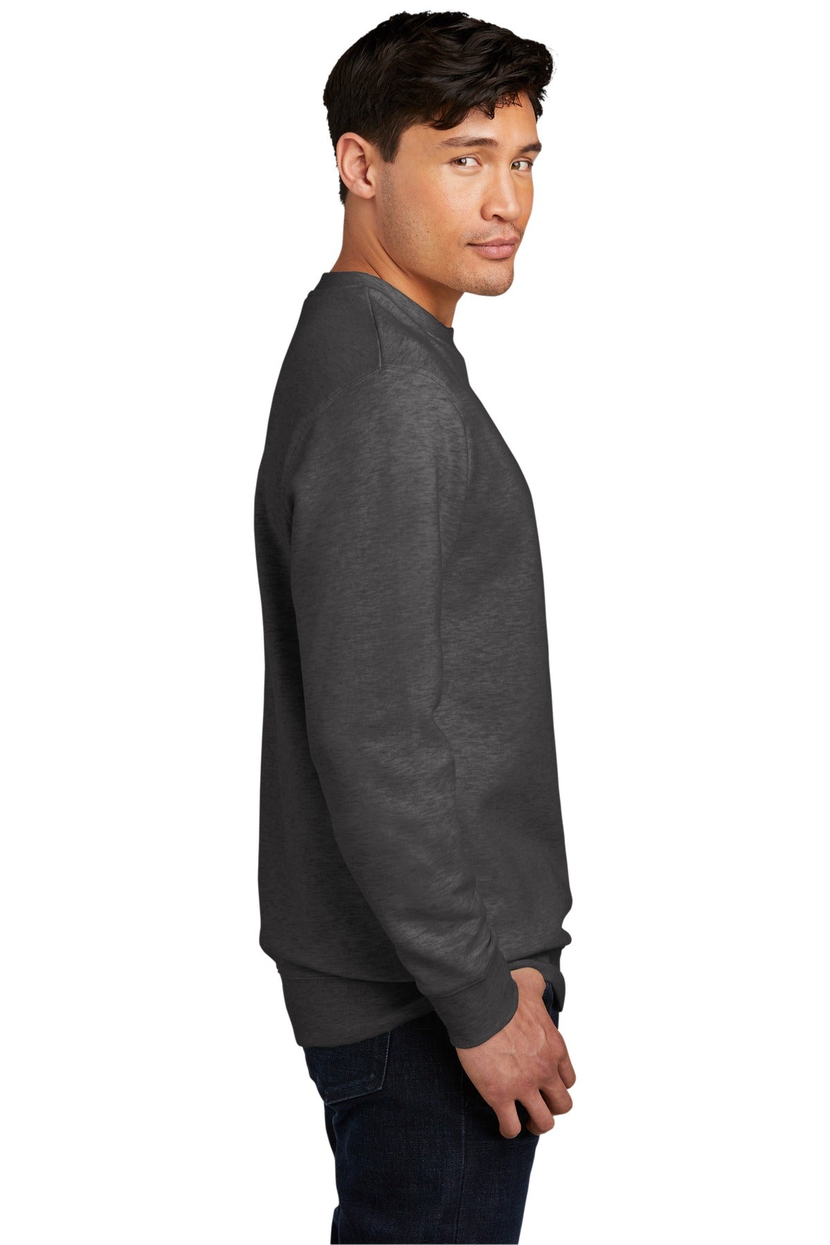 Ht Charcoal District V.I.T. Fleece Crew DT6104 plain