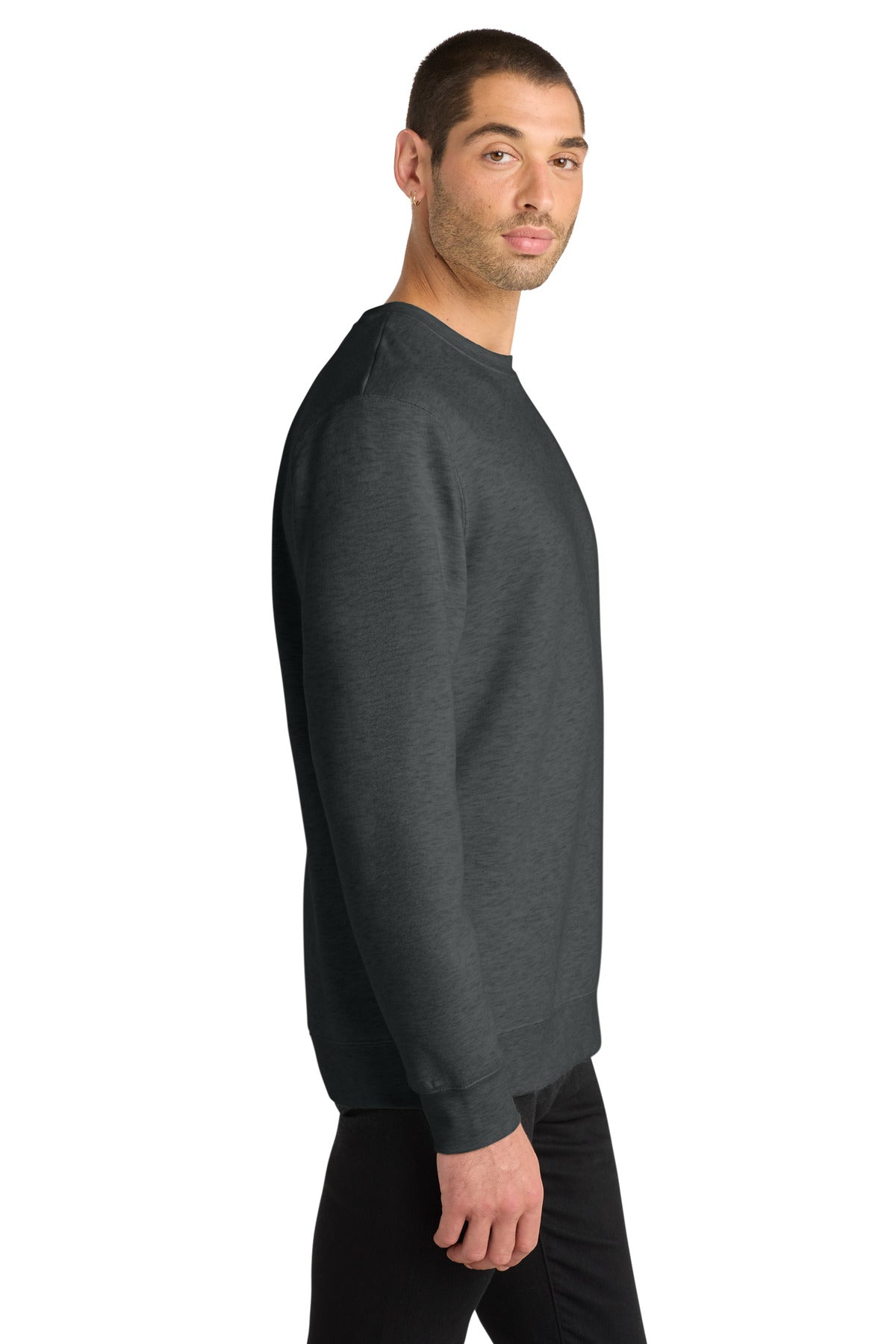 Ht Charcoal District V.I.T. Fleece Crew DT6104 plain