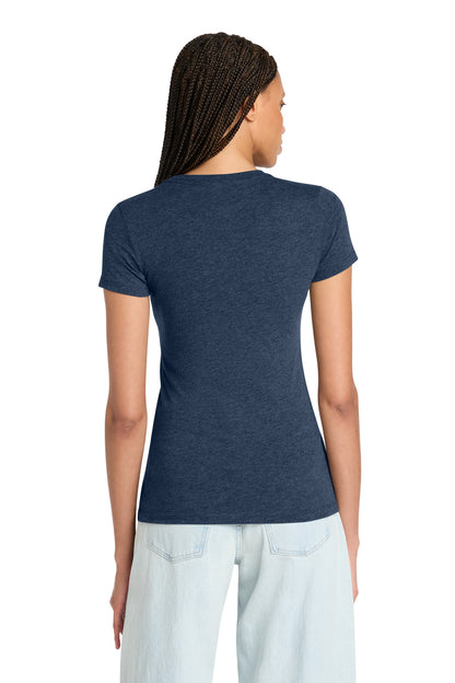 Ht Navy BELLA+CANVAS Women's Slim Fit Tee. BC6004