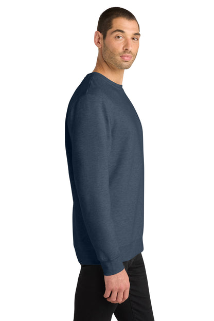 Ht Navy District V.I.T. Fleece Crew DT6104 plain