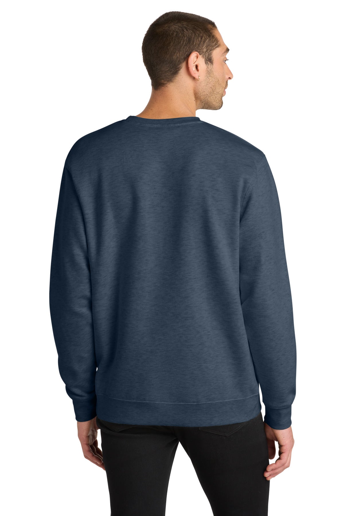 Ht Navy District V.I.T. Fleece Crew DT6104 plain