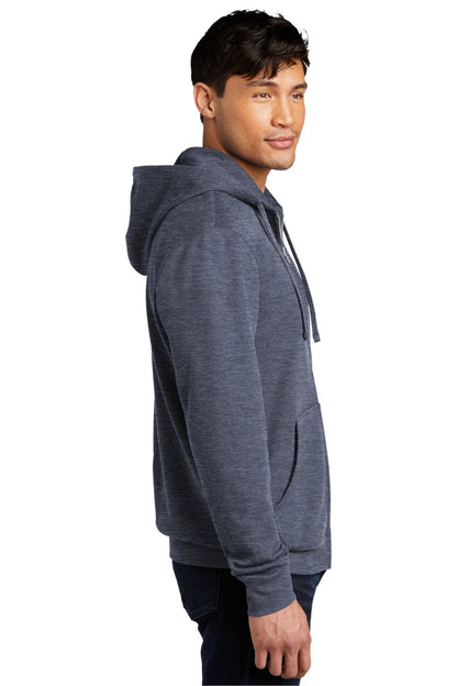 Ht Navy District V.I.T. Fleece Full-Zip Hoodie DT6102 plain