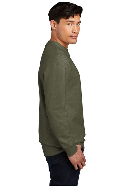 Ht Olive District V.I.T. Fleece Crew DT6104 plain