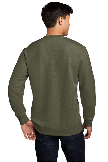 Ht Olive District V.I.T. Fleece Crew DT6104 plain