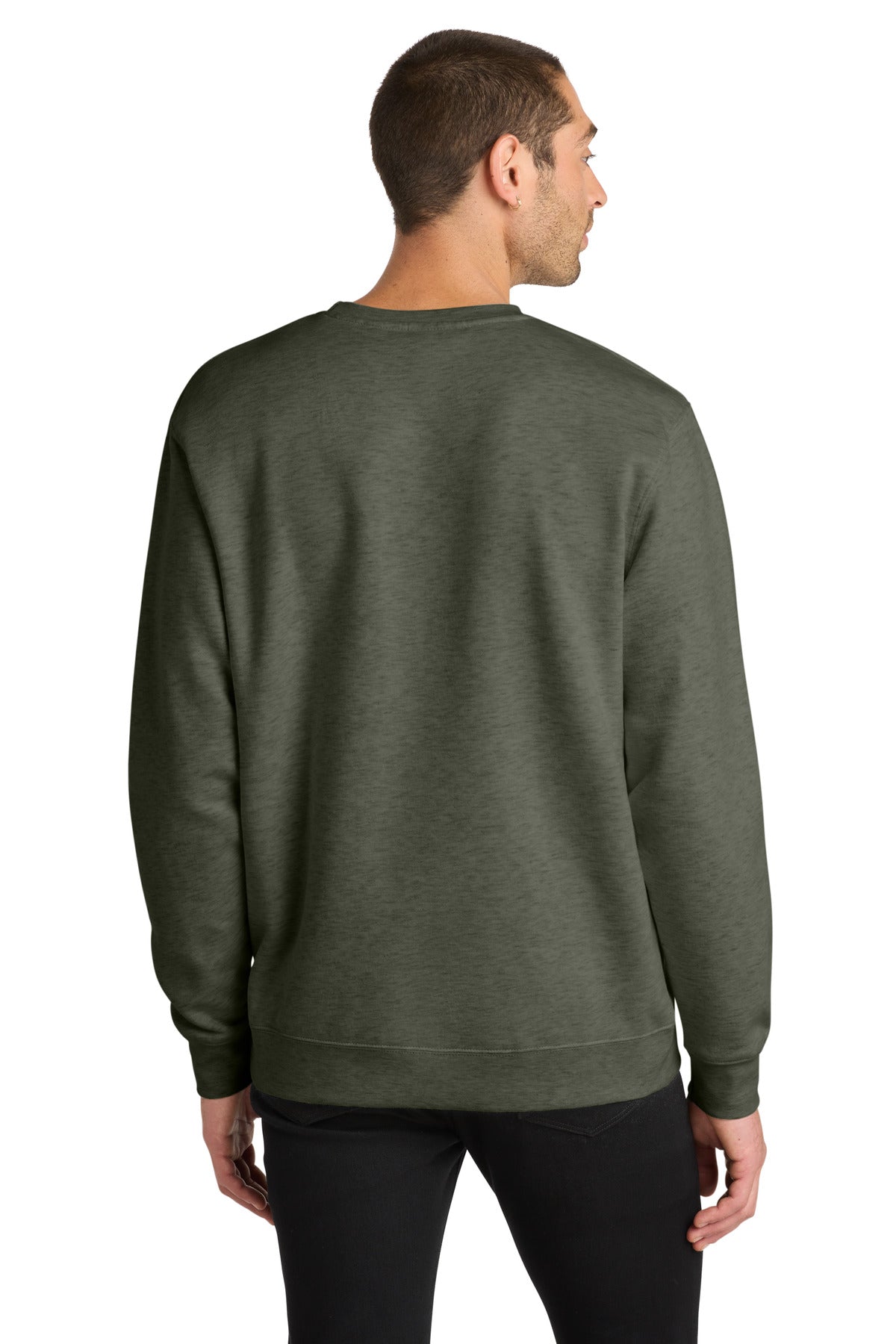 Ht Olive District V.I.T. Fleece Crew DT6104 plain