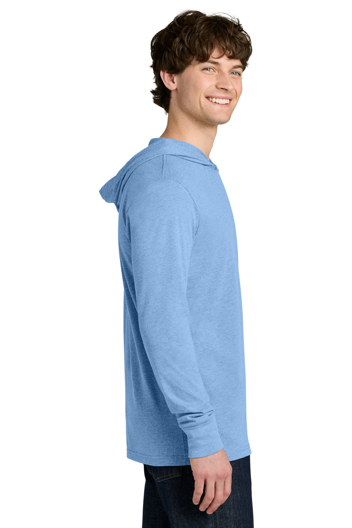 HtClmbBl Next Level Apparel CVC Long Sleeve Hoodie NL6221 plain