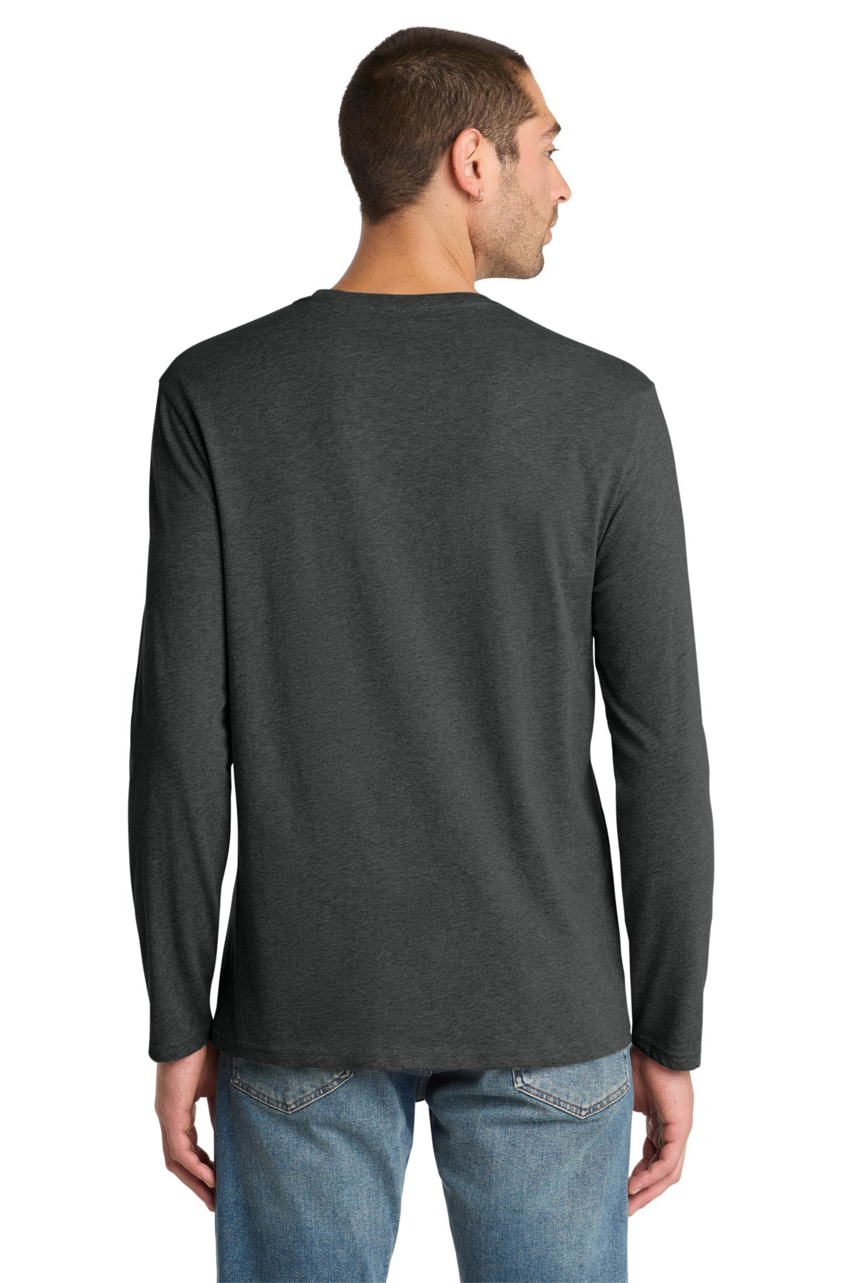 HtdChar District Perfect Weight Long Sleeve Tee. DT105 plain