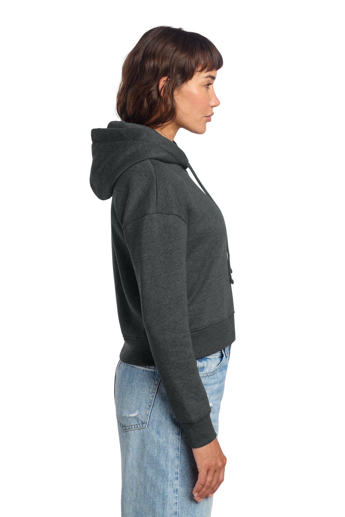 HtdChar District Women's V.I.T. Fleece Hoodie DT6101 plain
