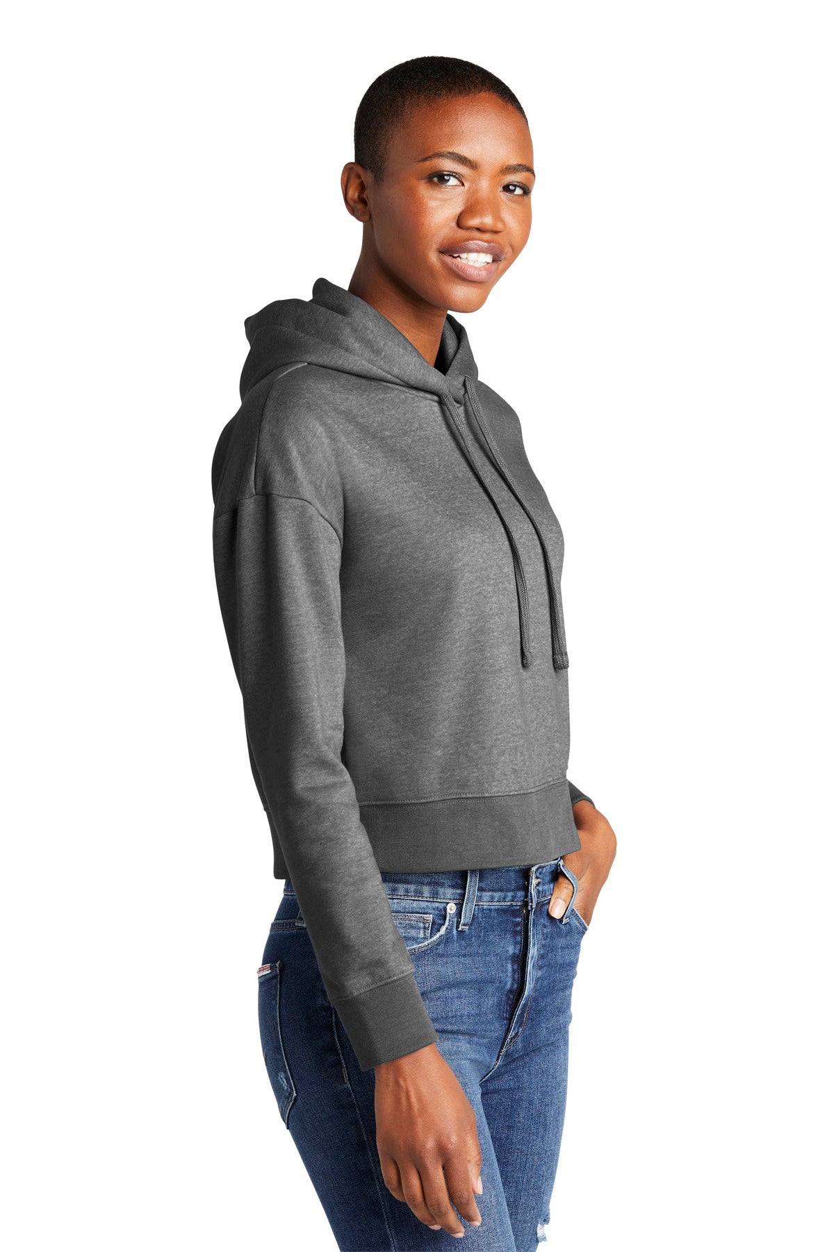 HtdChar District Women's V.I.T. Fleece Hoodie DT6101 plain
