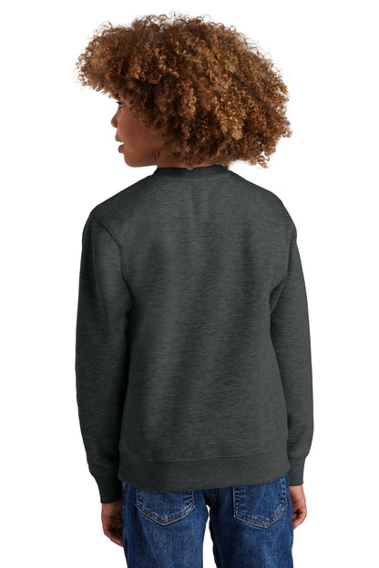 HtdChar District Youth V.I.T. Fleece Crew DT6104Y plain