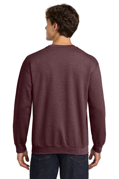 HtDkMaroon Gildan Heavy Blend Crewneck Sweatshirt. 18000 plain