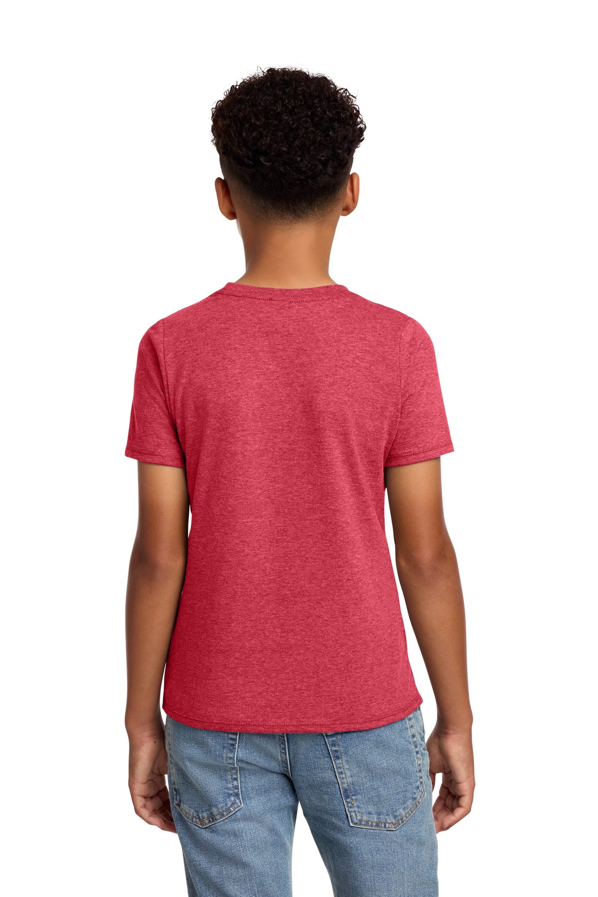 HtdRed District Youth Perfect Blend CVC Tee DT108Y plain