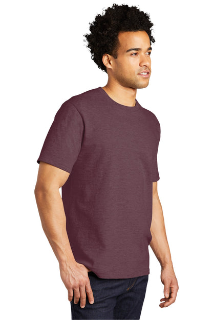 Hthr Ath Mroon Port & Co Bouncer Tee PC600 plain