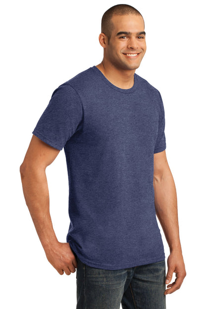 Hthr Blue Gildan 100% Ring Spun Cotton T-Shirt. 980 plain