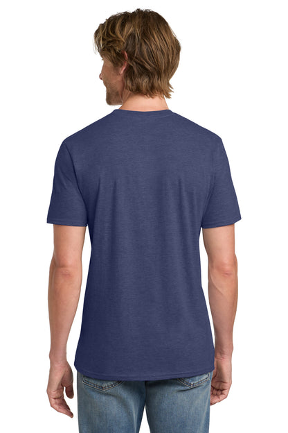 Hthr Blue Gildan 100% Ring Spun Cotton T-Shirt. 980 plain