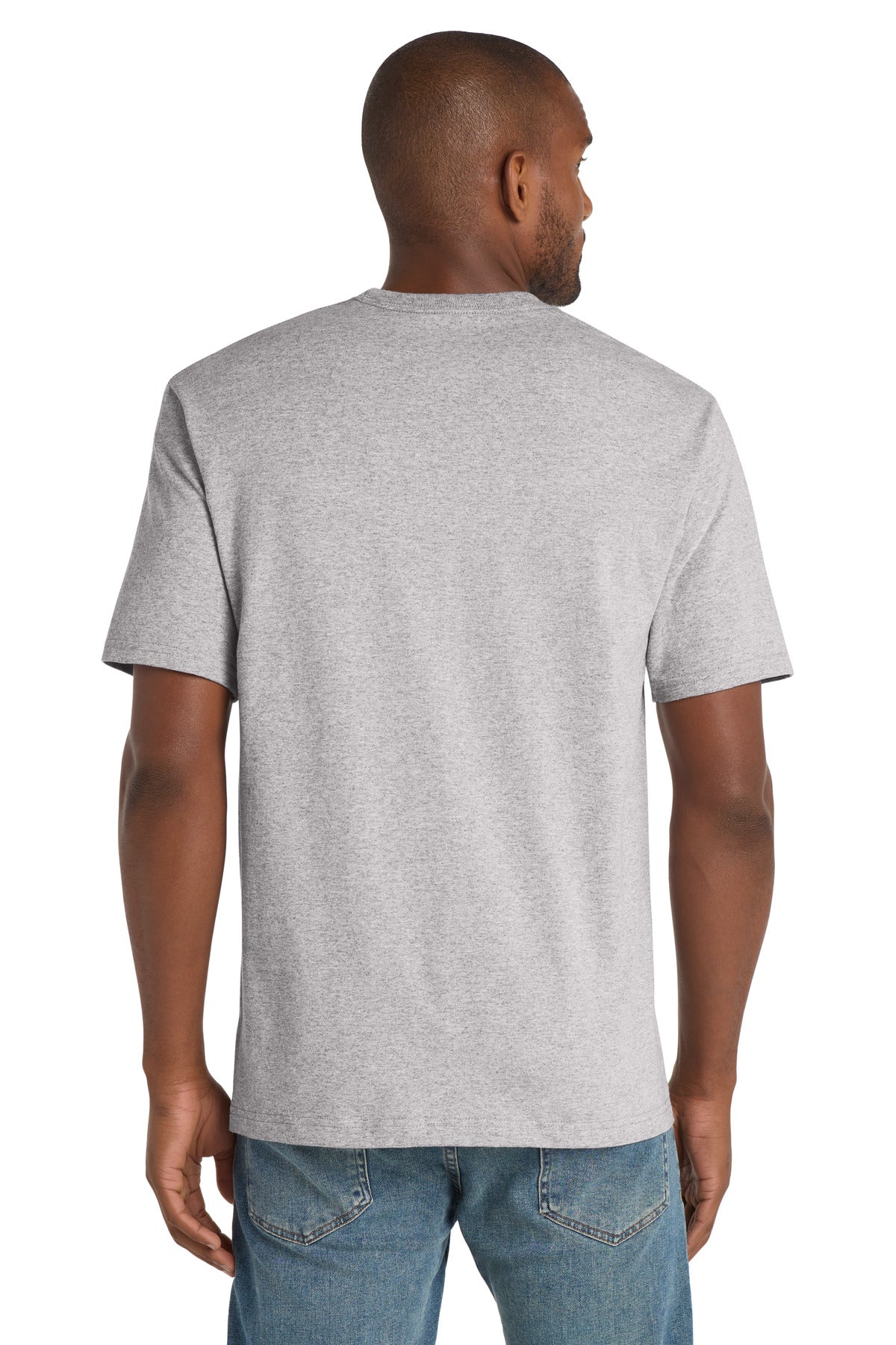 Hthr Grey CornerStone Workwear Pocket Tee CS430 plain