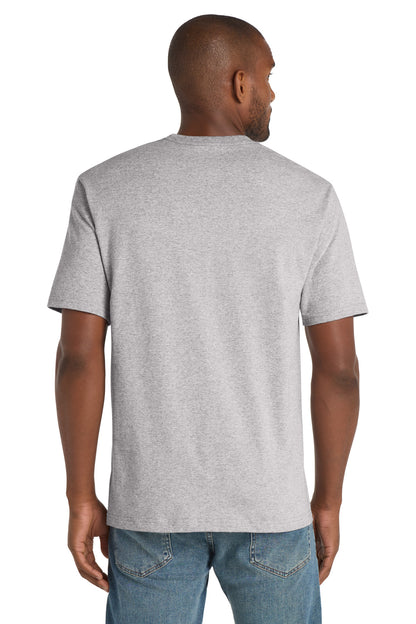 Hthr Grey CornerStone Workwear Pocket Tee CS430 plain