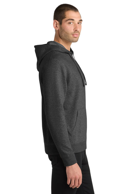 Hthrd Black District Lightweight Fleece Hoodie. DM391 plain