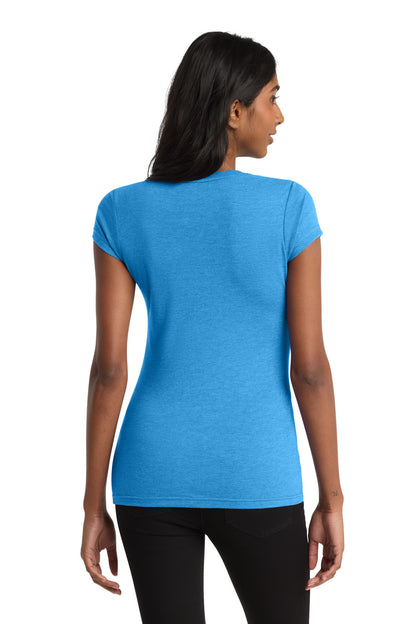 Hthrd Brt Turq District Women's Fitted Very Important Tee . DT6001 plain