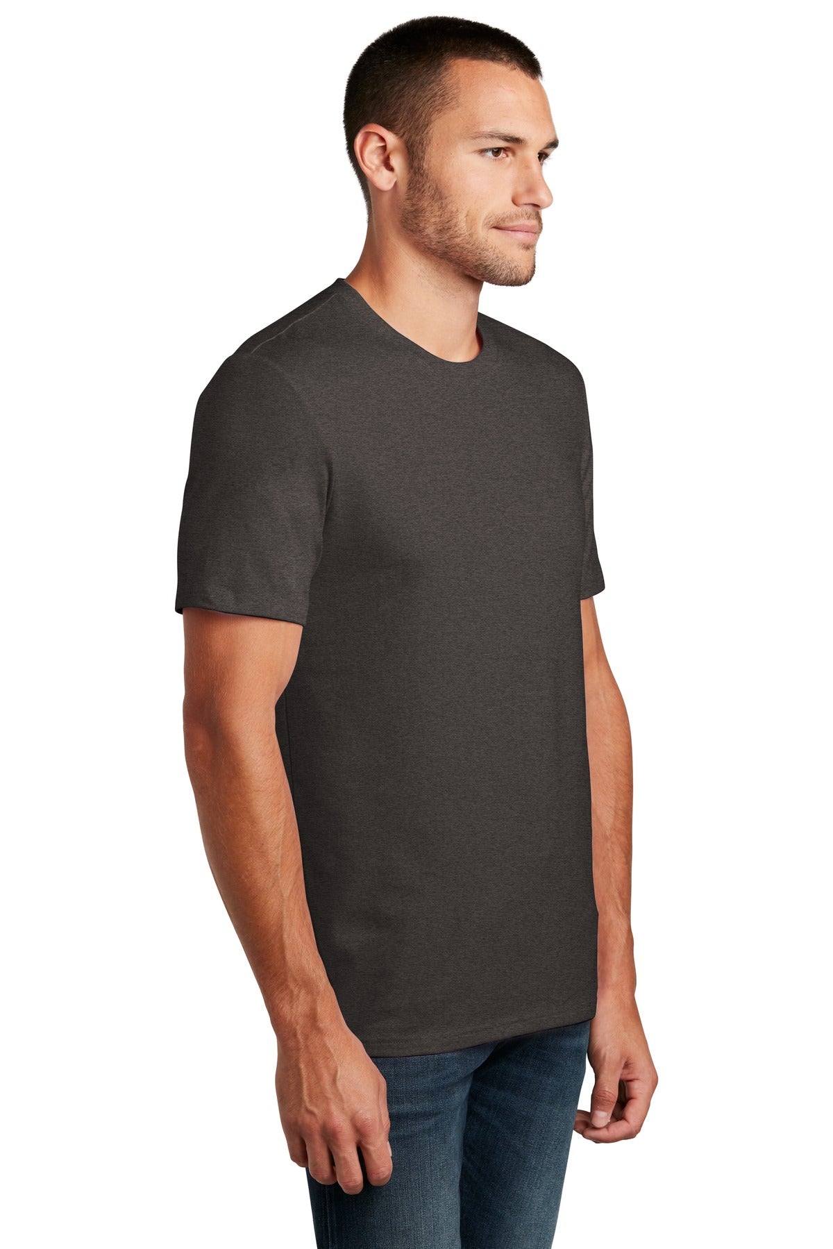 Hthrd Charcoal District Flex Tee DT7500 plain