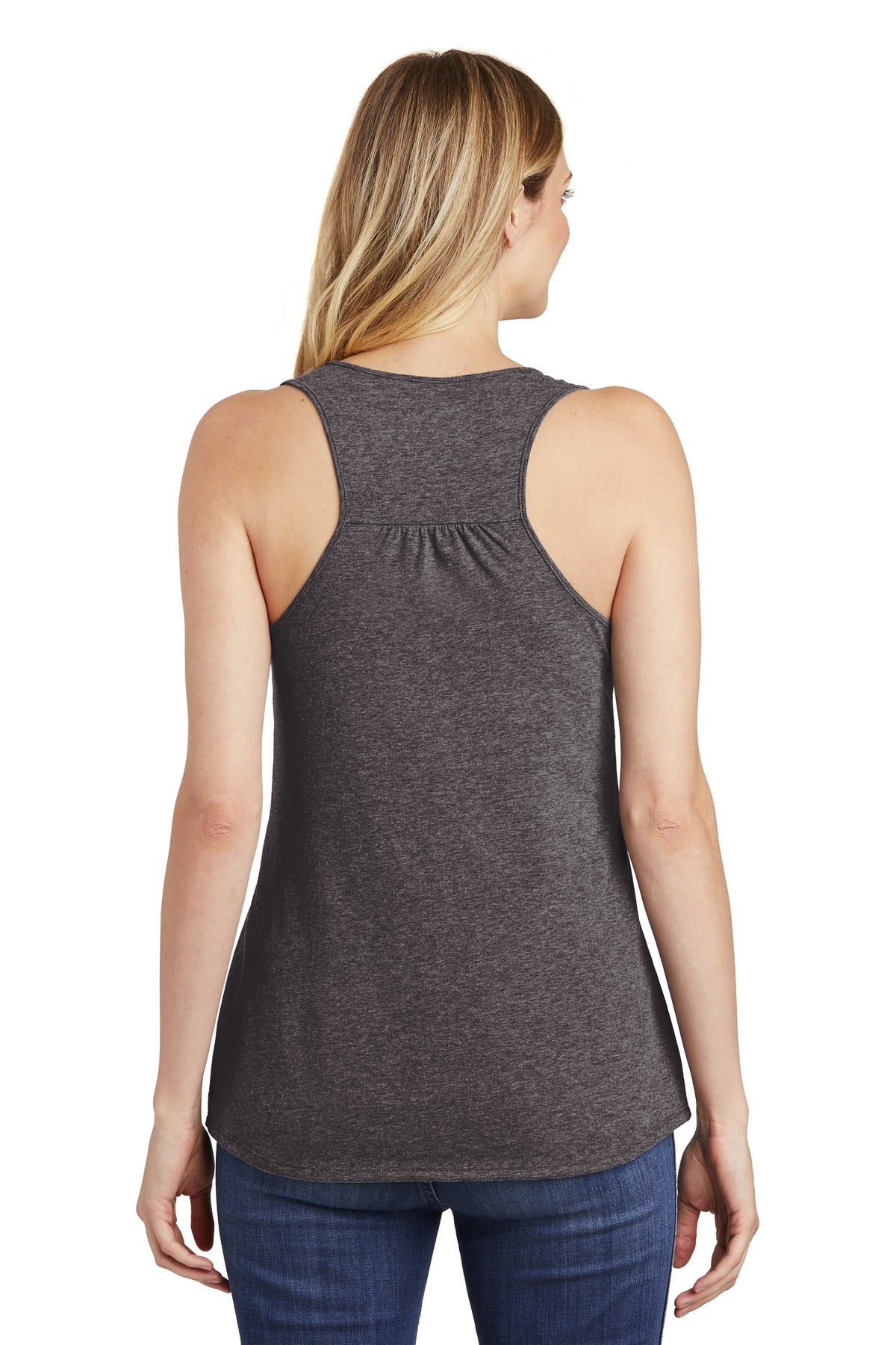 Hthrd Charcoal District Women's V.I.T. Racerback Tank DT6302 plain
