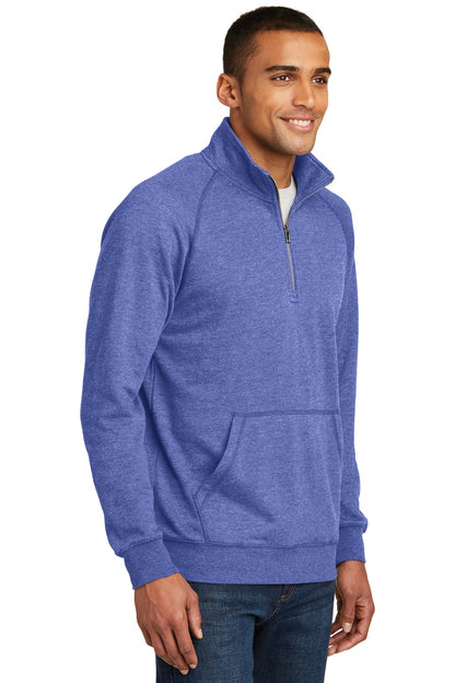 Hthrd Deep Roy District Lightweight Fleece 1/4-Zip. DM392 plain