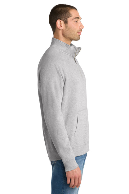 Hthrd Grey District Lightweight Fleece 1/4-Zip. DM392 plain
