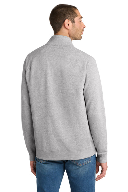 Hthrd Grey District Lightweight Fleece 1/4-Zip. DM392 plain