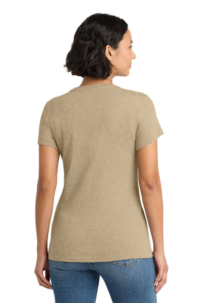 Hthrd Latte District Women's Perfect Weight Tee. DM104L plain
