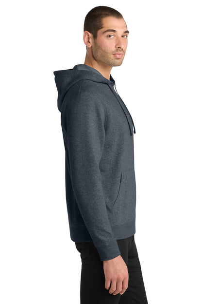 Hthrd Navy District Lightweight Fleece Hoodie. DM391 plain