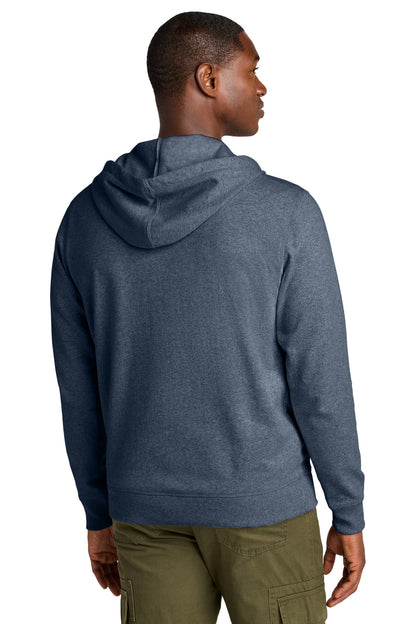 Hthrd Navy District Re-Fleece Full-Zip Hoodie DT8102 plain