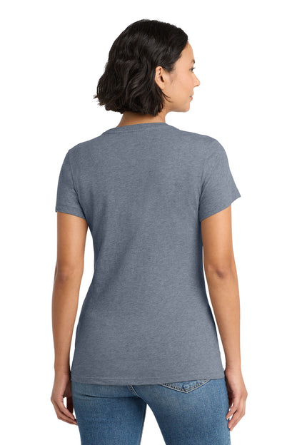 Hthrd Navy District Women's Perfect Weight Tee. DM104L plain