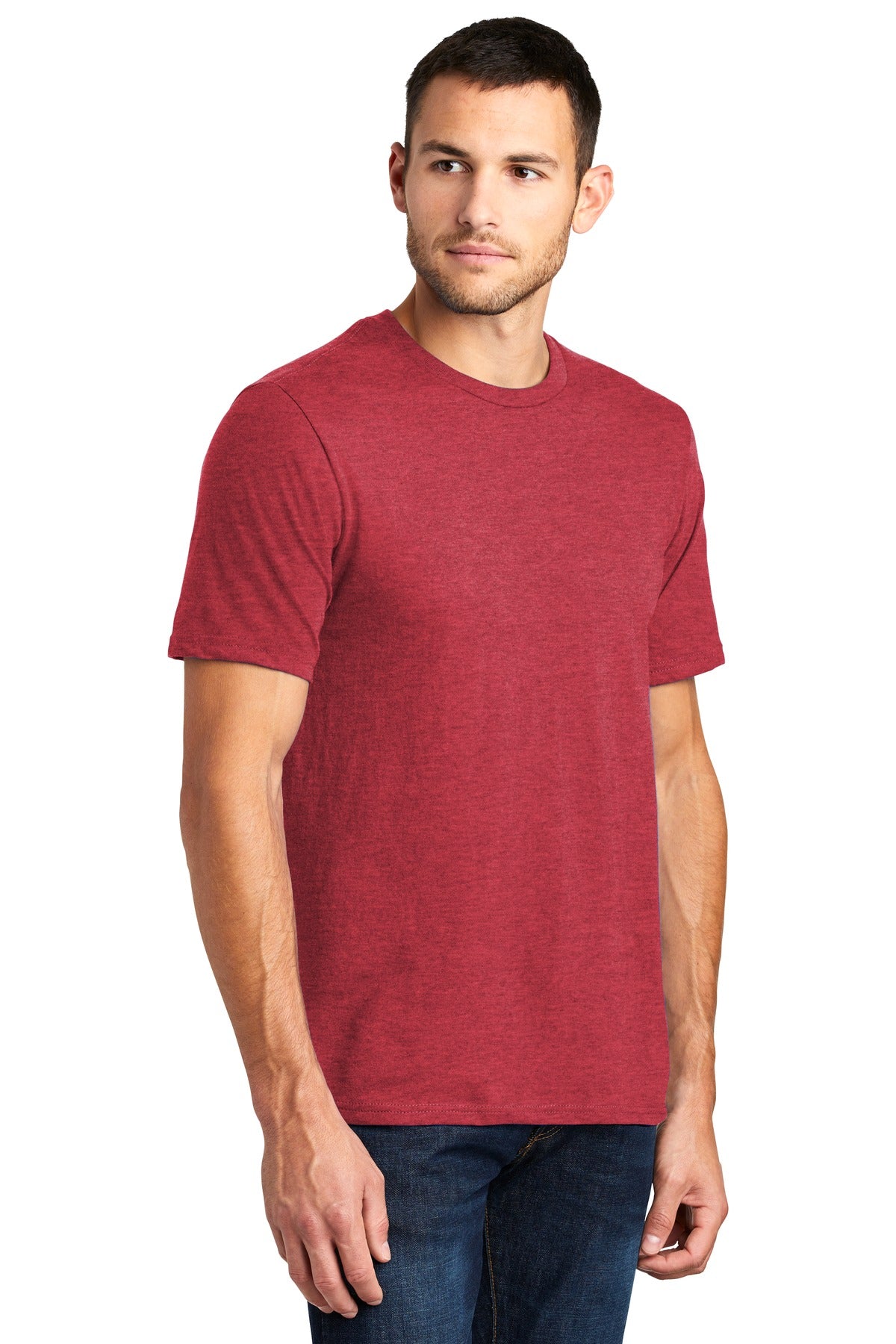 Hthrd Red District Very Important Tee . DT6000 plain