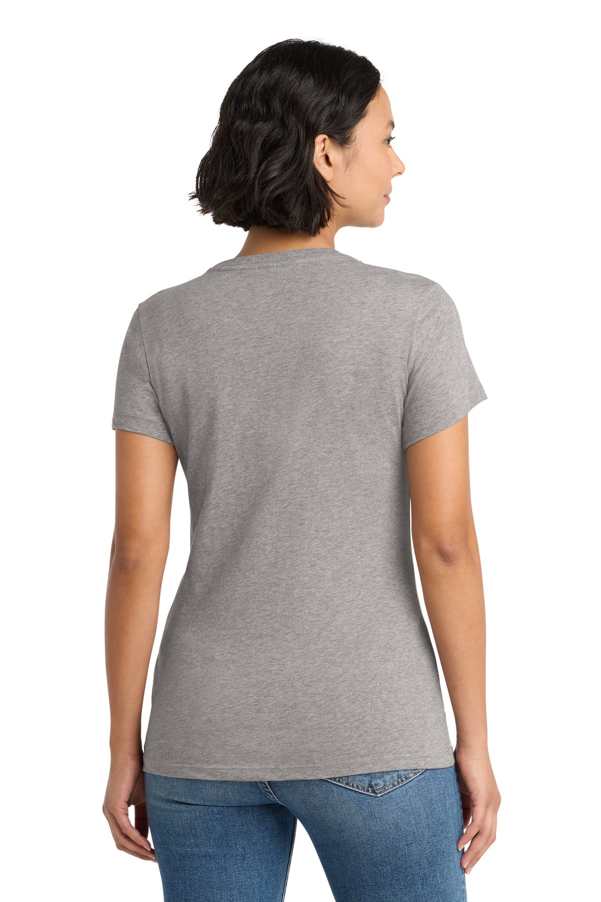 Hthrd Steel District Women's Perfect Weight Tee. DM104L plain