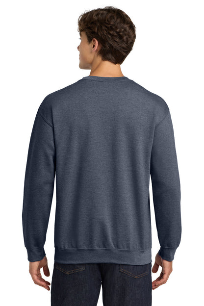HthrDkNavy Gildan Heavy Blend Crewneck Sweatshirt. 18000 plain