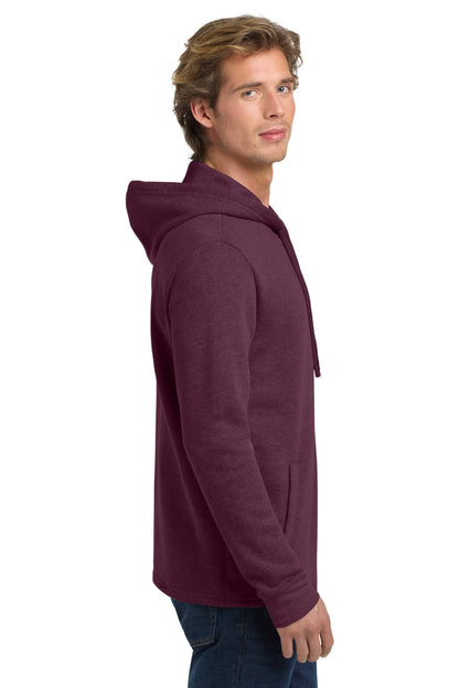 HthrMaroon Next Level Apparel Adult Malibu Pullover Hoodie. NL9300 plain