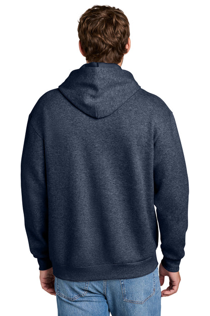HthrNavy Port & Co Easy Fleece Pullover Hooded Sweatshirt PC68H